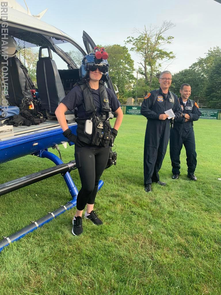 BHFD member Samantha Dombkowski volunteered to show us how you do it!